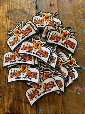 Bundle of Mad Ants Fort Wayne Embroidered Patches